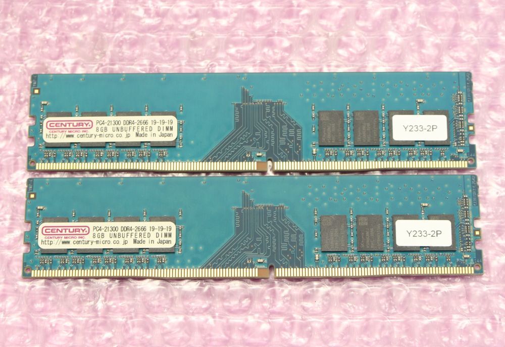 CENTURY 8GB 4枚セット（合計32GB）PCメモリ CENTURY 8GB メモリ PC3