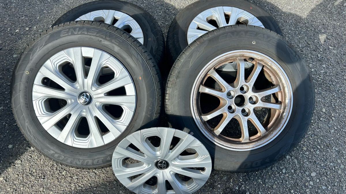 50プリウス純正アルミタイヤセット トヨタ 50系プリウス純正アルミ4本セット タイヤ山あり ZVW50 195
