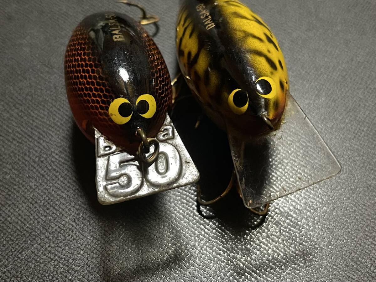 オールド オリジナル バルサ50 クランク 1st 2nd バスコ ザウルス セット_6