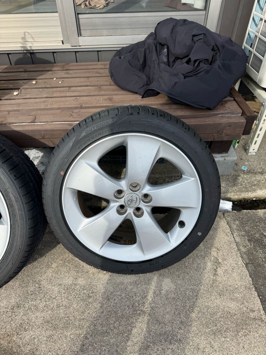 ZVW30 トヨタ純正　17インチ　 PCD100 7j 50 タイヤ　215/45r17 2023年_2