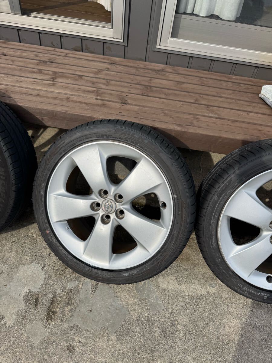 ZVW30 トヨタ純正　17インチ　 PCD100 7j 50 タイヤ　215/45r17 2023年_5