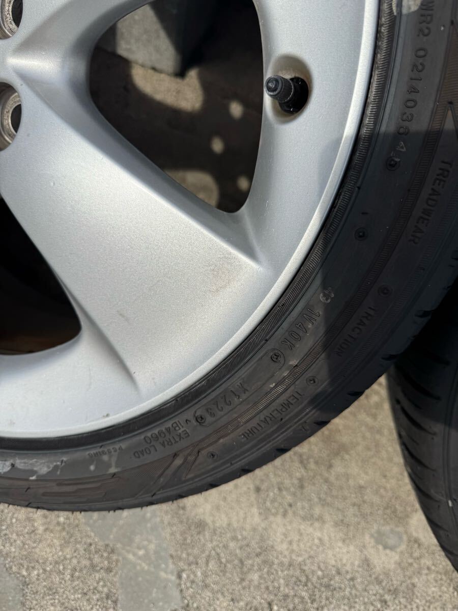 ZVW30 トヨタ純正　17インチ　 PCD100 7j 50 タイヤ　215/45r17 2023年_7