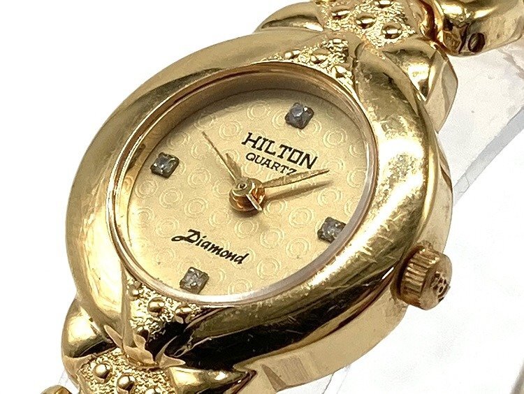 え沖】HILTON ヒルトン 18K GOLD CROWN 18金 リューズ HQ-9517 9512