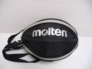 ■molten モルテン バスケットボールケース Free Size ブラック×シルバー■