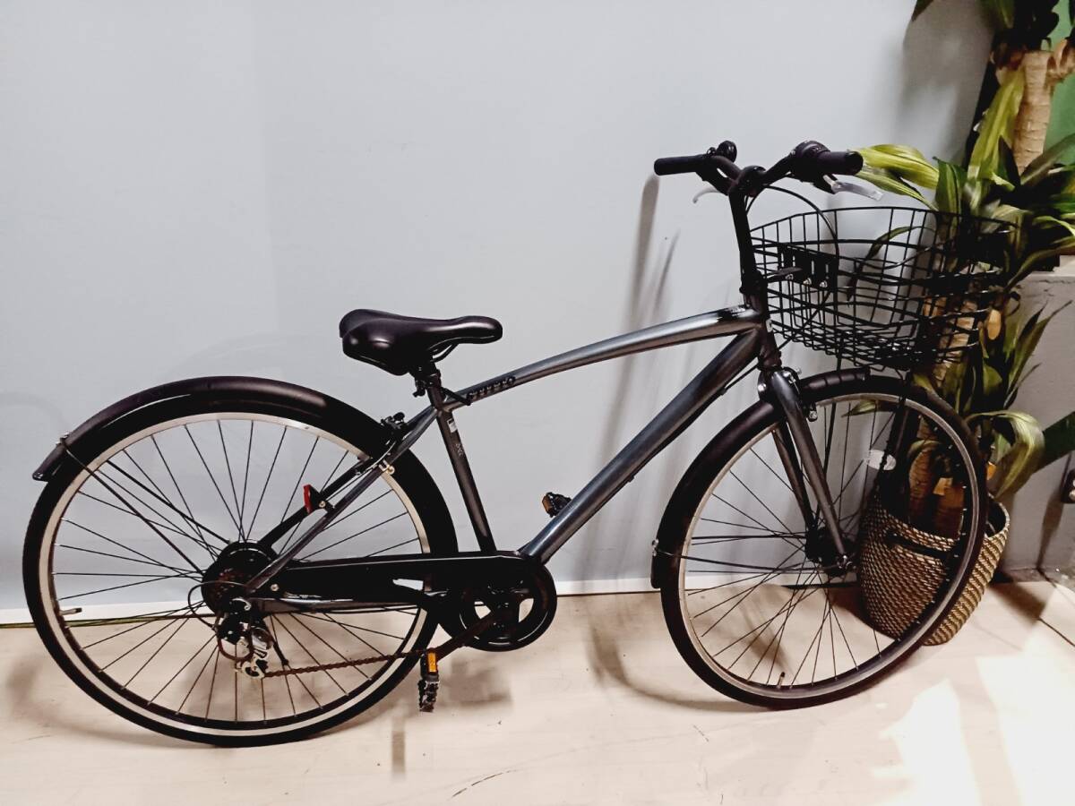 17118-03★美品★STITTO/スティット カゴ付き クロスバイク 27インチ 自転車 通勤/通学★_2