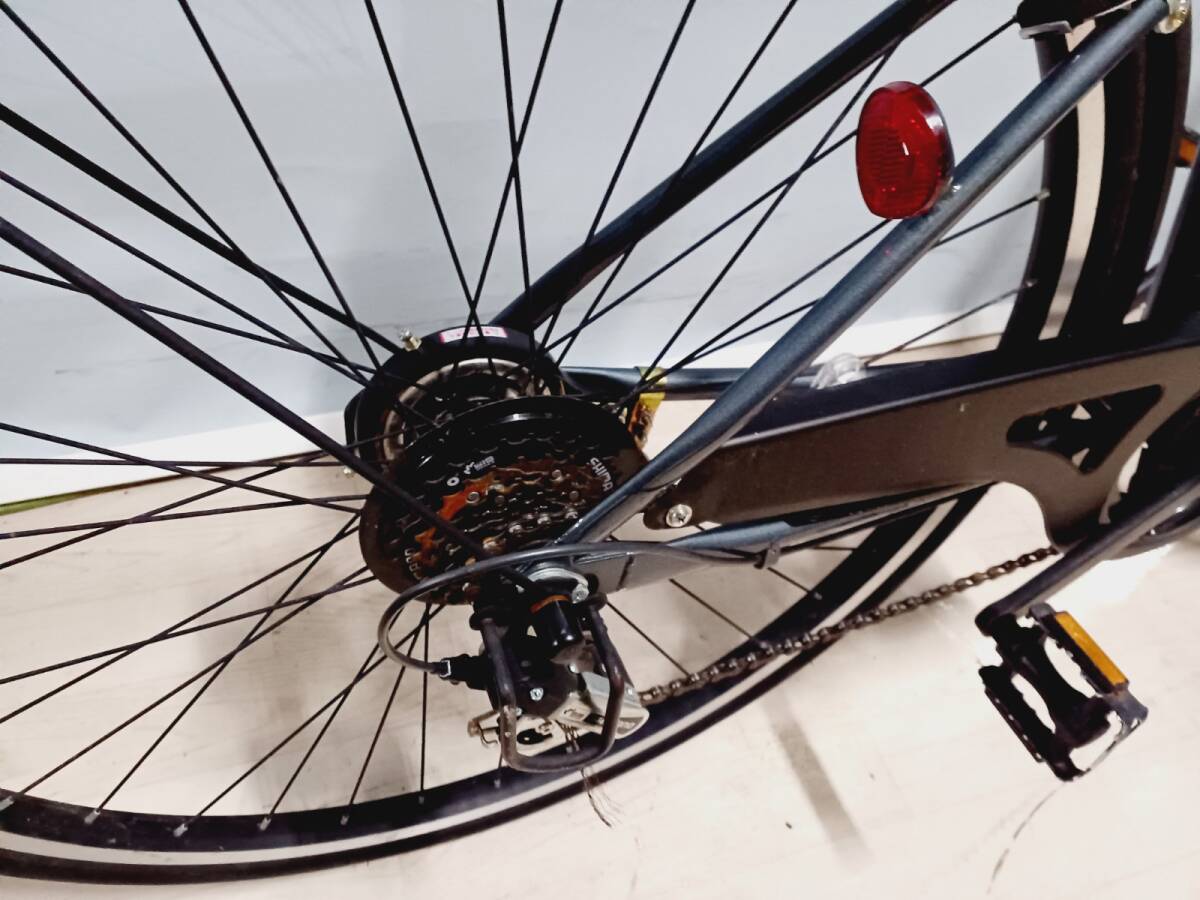 17118-03★美品★STITTO/スティット カゴ付き クロスバイク 27インチ 自転車 通勤/通学★_3