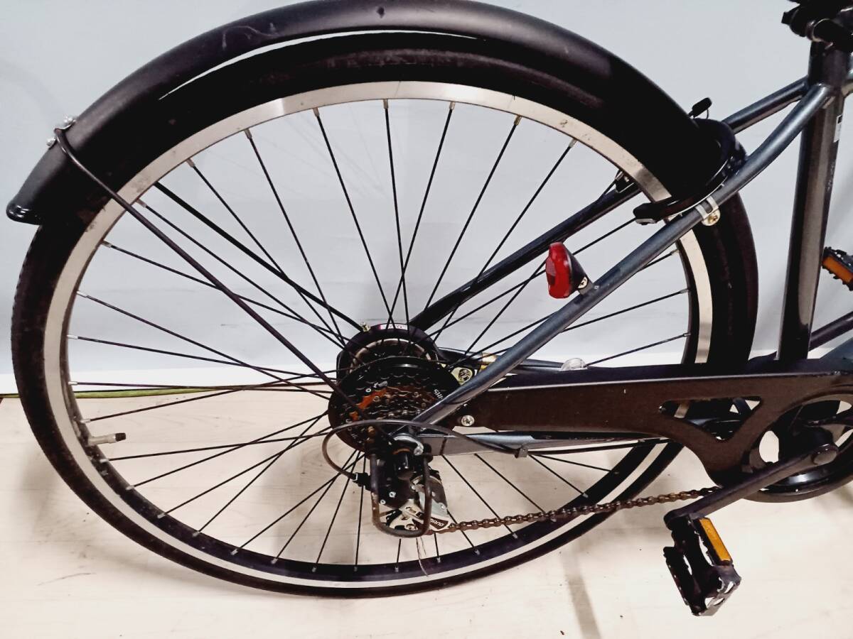 17118-03★美品★STITTO/スティット カゴ付き クロスバイク 27インチ 自転車 通勤/通学★_4