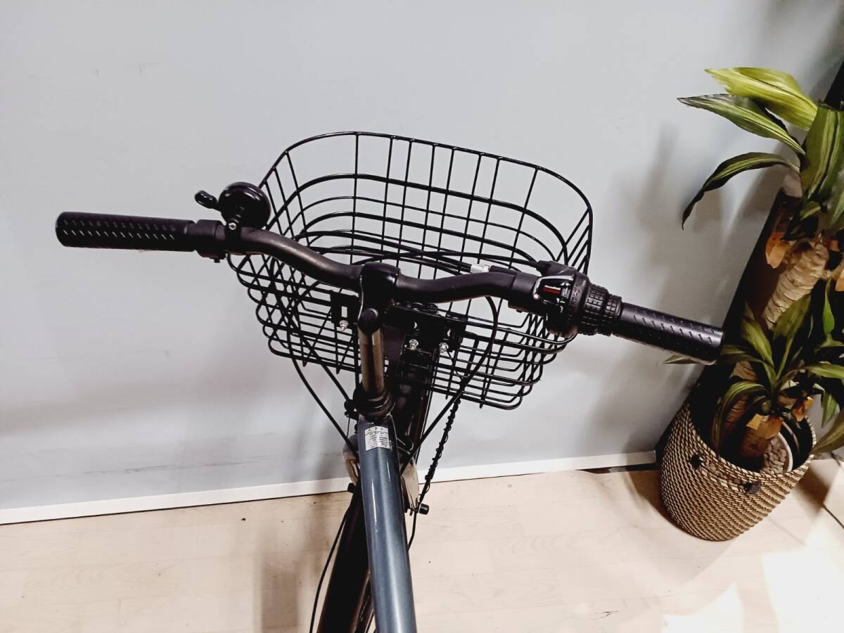 17118-03★美品★STITTO/スティット カゴ付き クロスバイク 27インチ 自転車 通勤/通学★_7