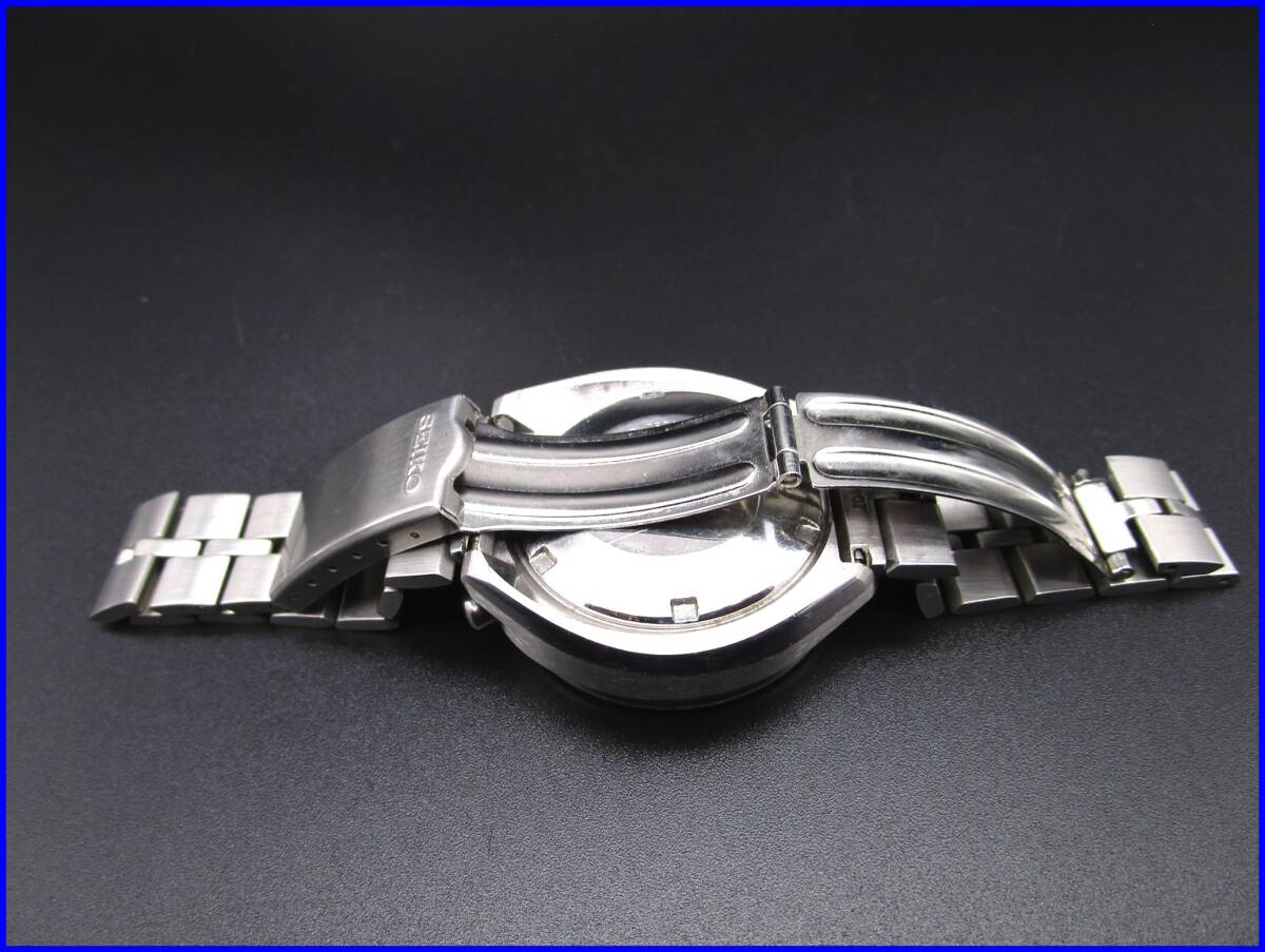 ★即決★超希少★超美品★セイコースピードタイマーツノ 2つ目クロノグラフ★黒馬★ベゼル新品状態_9