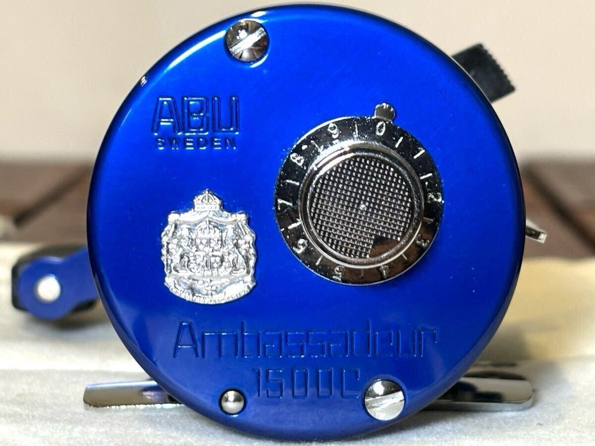Abu アブ アンバサダー 1500C #070007 ブルー マミヤOP期：実釣未使用