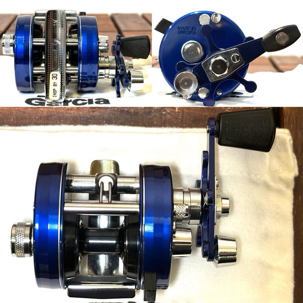 Abu アブ アンバサダー 1500C #070007 ブルー マミヤOP期：実釣未使用