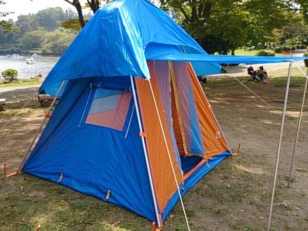 希少 レア ロッジ テント MIZUNO CAMPIC-MATE (～5人用)｜売買された
