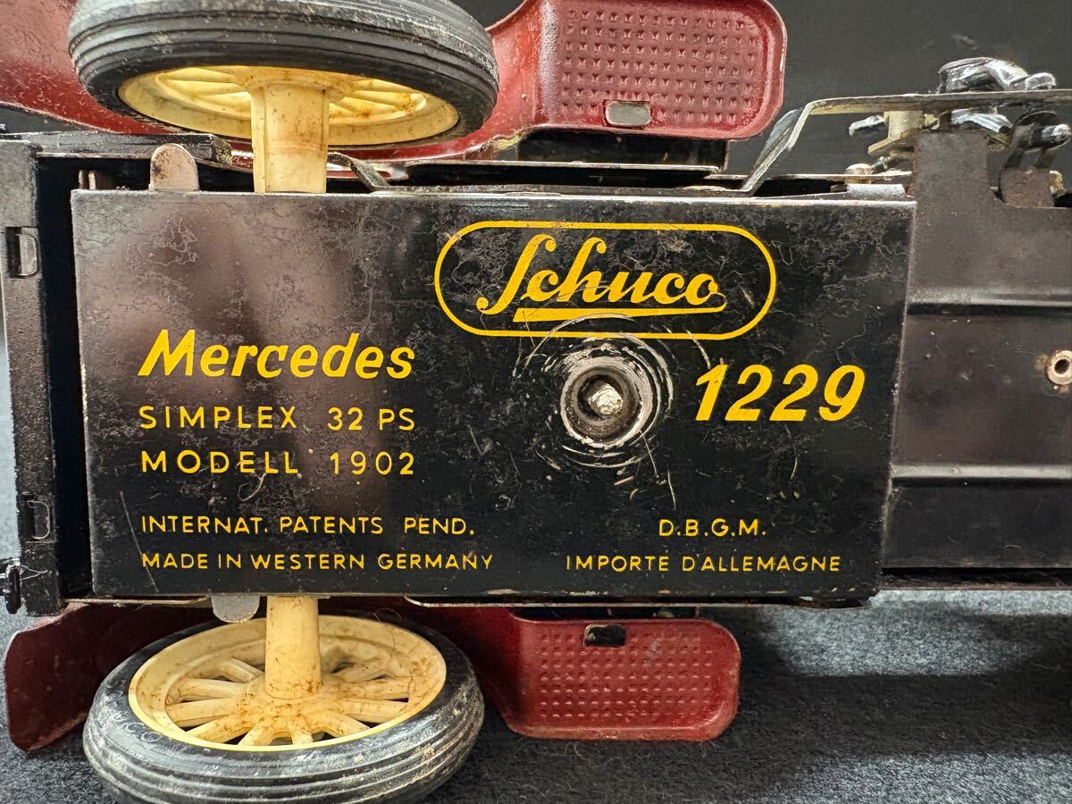 ★ブリキ・ミニカー・Mercedes Benz★アンティーク/レトロ/アメ車/車置き物/おもちゃ/ビンテージ/全長約20㎝ 幅約9㎝ 高さ約12㎝_9