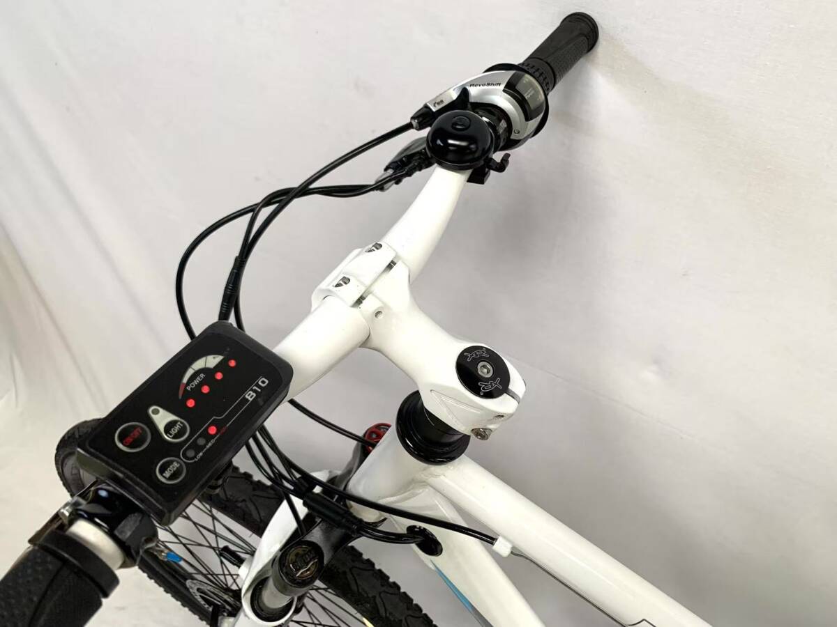 1円～ GLISSADE ディスクMTB 電動アシスト自転車 BIKE Panasonic 8.9Ah 長押し4点灯 SHIMANO 7速 26インチ 動作確認済ZJ 9211_4