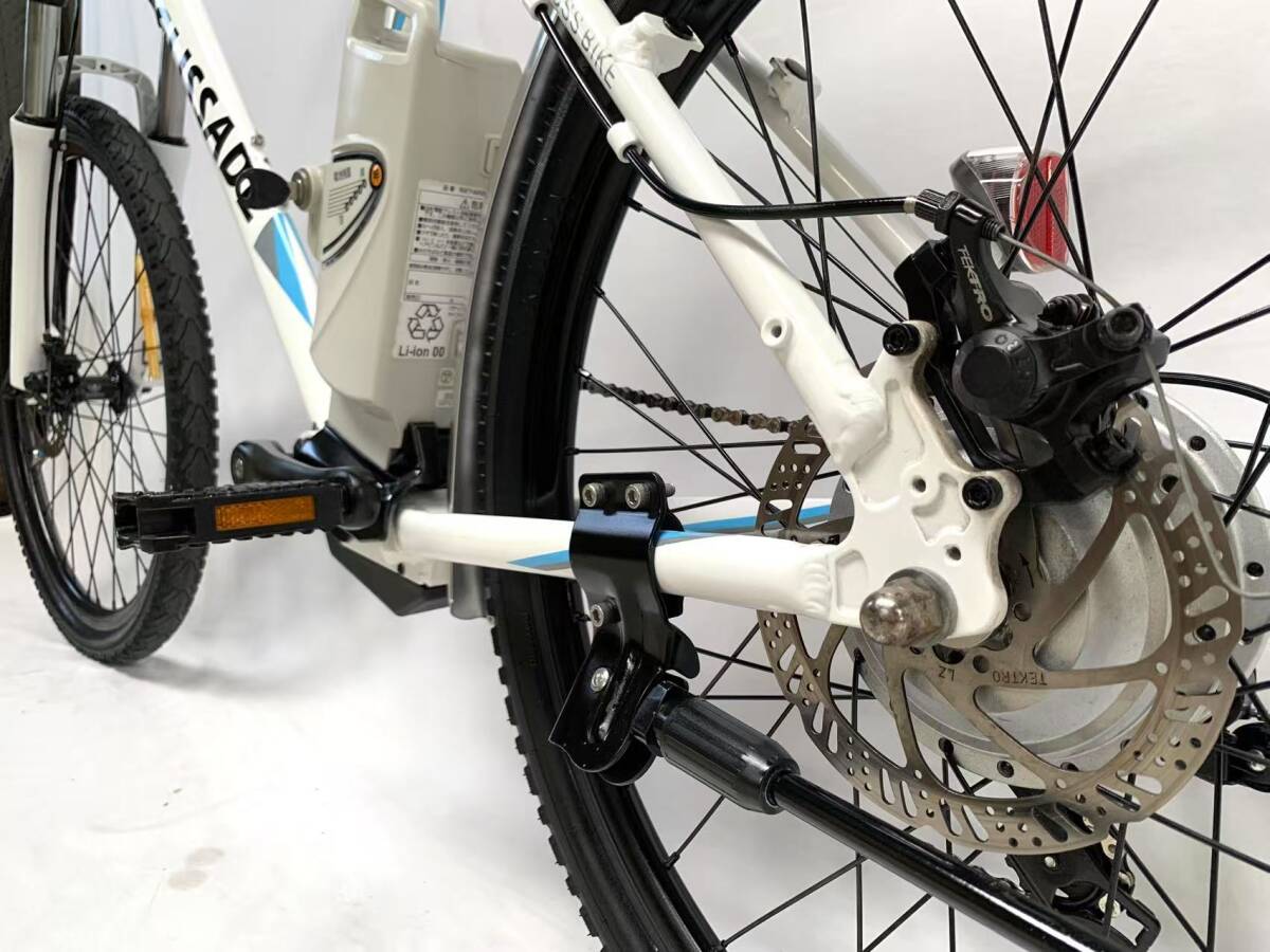 1円～ GLISSADE ディスクMTB 電動アシスト自転車 BIKE Panasonic 8.9Ah 長押し4点灯 SHIMANO 7速 26インチ 動作確認済ZJ 9211_8