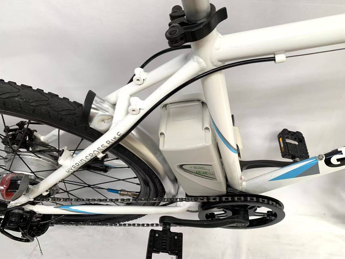 1円～ GLISSADE ディスクMTB 電動アシスト自転車 BIKE Panasonic 8.9Ah 長押し4点灯 SHIMANO 7速 26インチ 動作確認済ZJ 9211_9