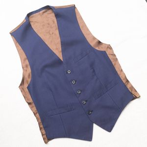 良品/上質国産品!◎春秋 オールシーズン『FABRIC TOKYO』ウール100% ジレ ベスト メンズ