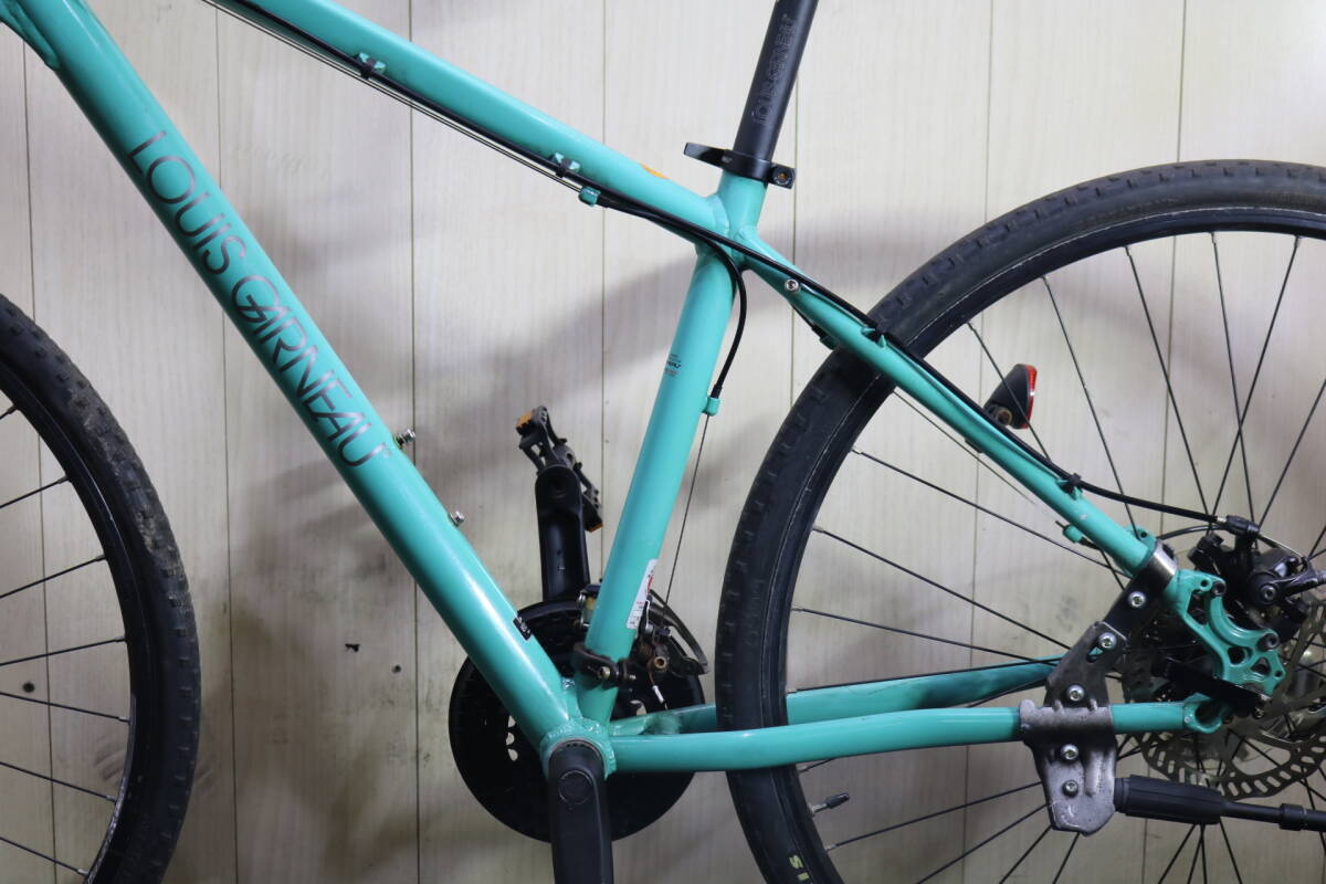 人気良品！LOUIS GARNEAUルイガノLGS-TRX3 700C アルミ シマノ24速 420mm ディスクブレーキ仕様 クロスバイク_5