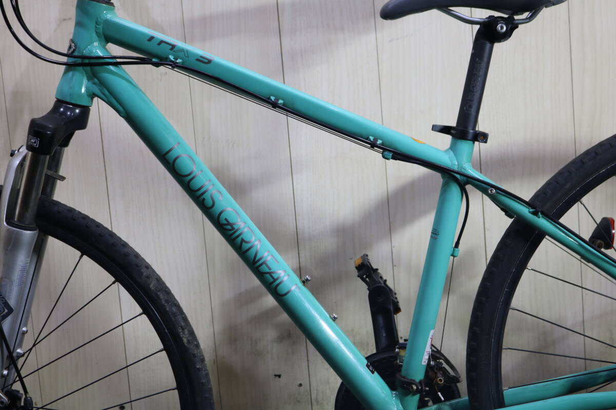 人気良品！LOUIS GARNEAUルイガノLGS-TRX3 700C アルミ シマノ24速 420mm ディスクブレーキ仕様 クロスバイク_7
