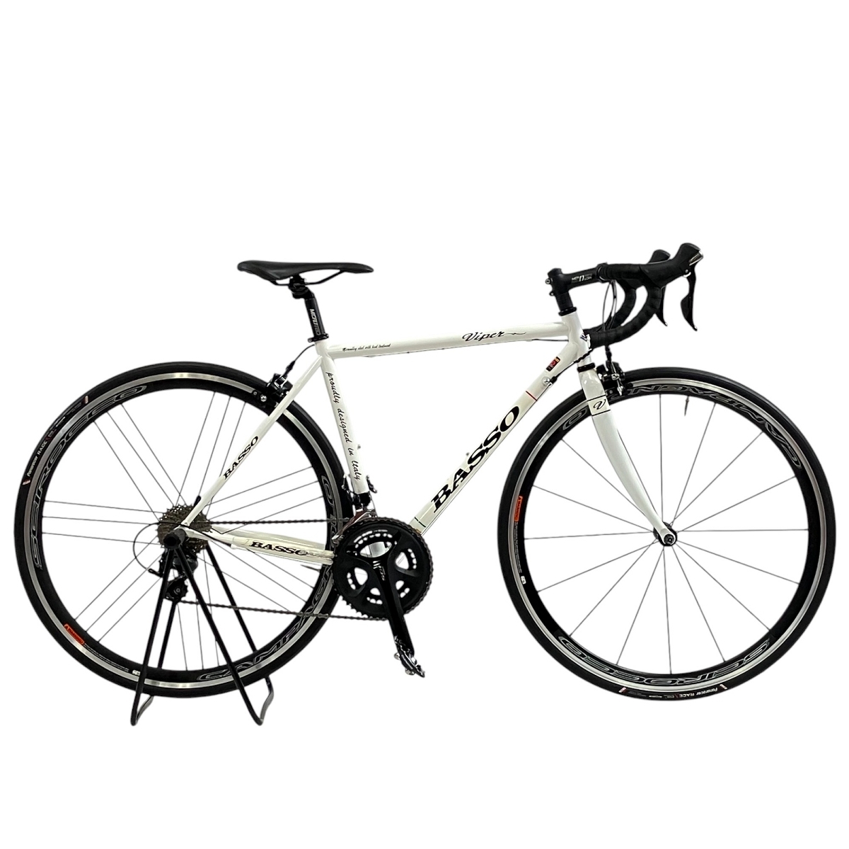 BASSO 25 VIPER 105 ロードバイク サイズ48 外装2x11段 ホワイト Viper バッソ 自転車 中古 良好 T9843506_1