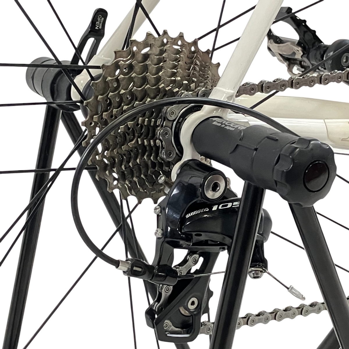 BASSO 25 VIPER 105 ロードバイク サイズ48 外装2x11段 ホワイト Viper バッソ 自転車 中古 良好 T9843506_10