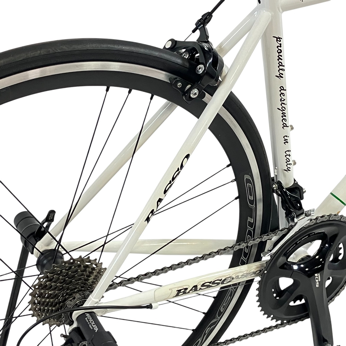 BASSO 25 VIPER 105 ロードバイク サイズ48 外装2x11段 ホワイト Viper バッソ 自転車 中古 良好 T9843506_4