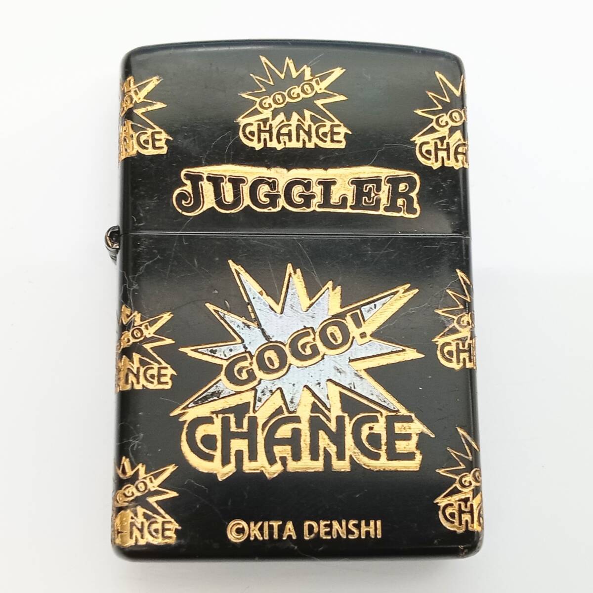 2342】☆1円スタート☆ ZIPPO ジッポ ライター オイル GOGO JUGGLER 