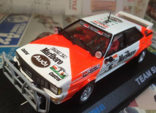 ●TEAM SLOT1/32★アウディクアトロA1 'Marlboro' サファリ/4WD
