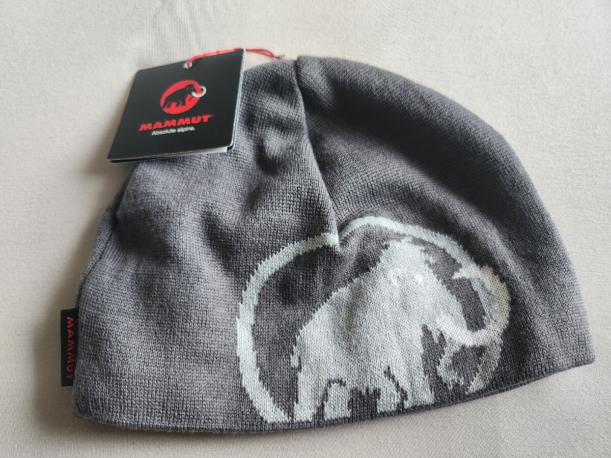 新品未使用 MAMMUT ビーニー ニット帽_1