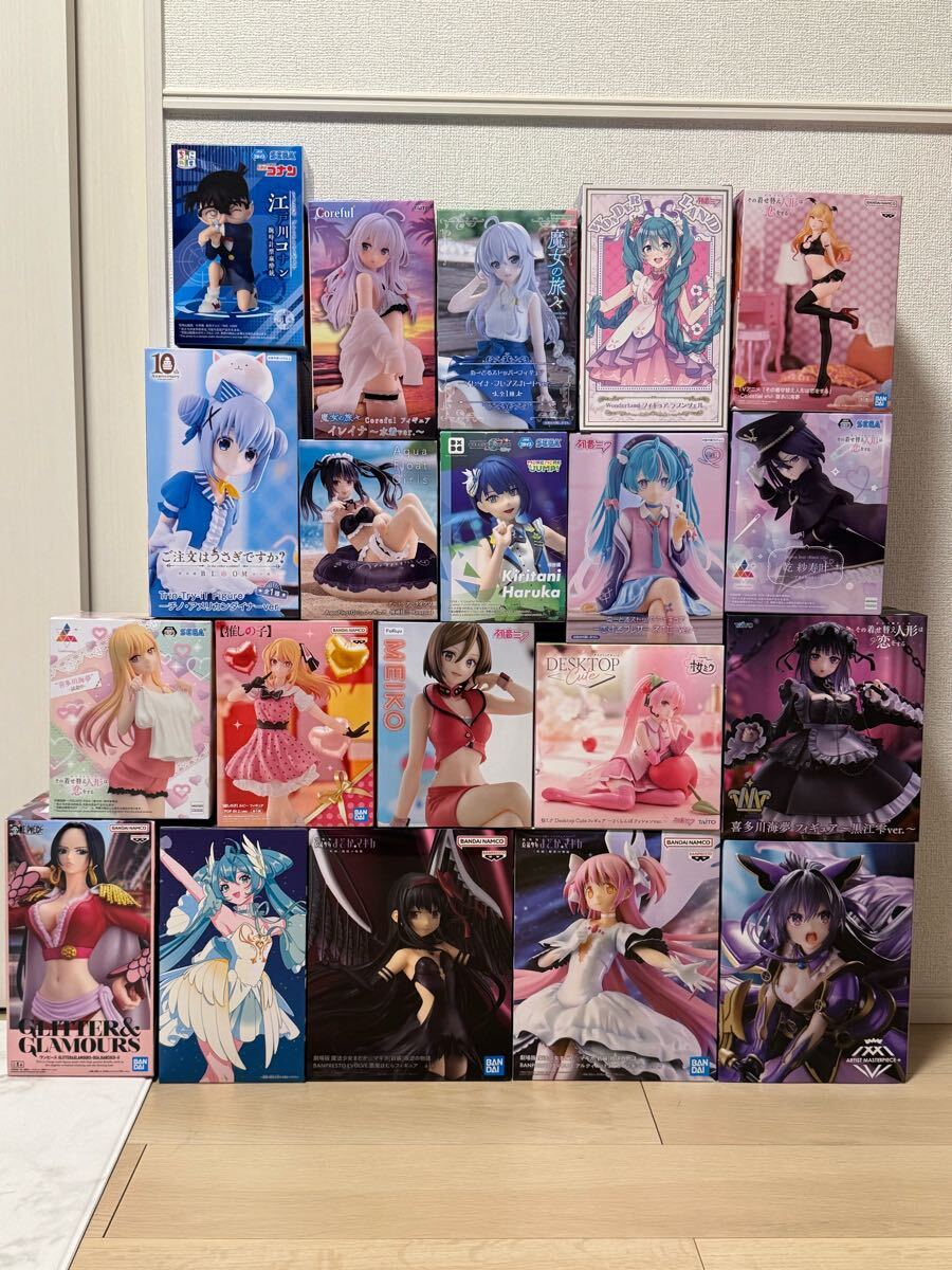 【1円〜】 美少女 少年プライズフィギュア20点 まとめ売り 初音ミク 桜ミク まどマギ 着せ恋 その他 美少女系 フィギュア 人気 最新 コナン_1