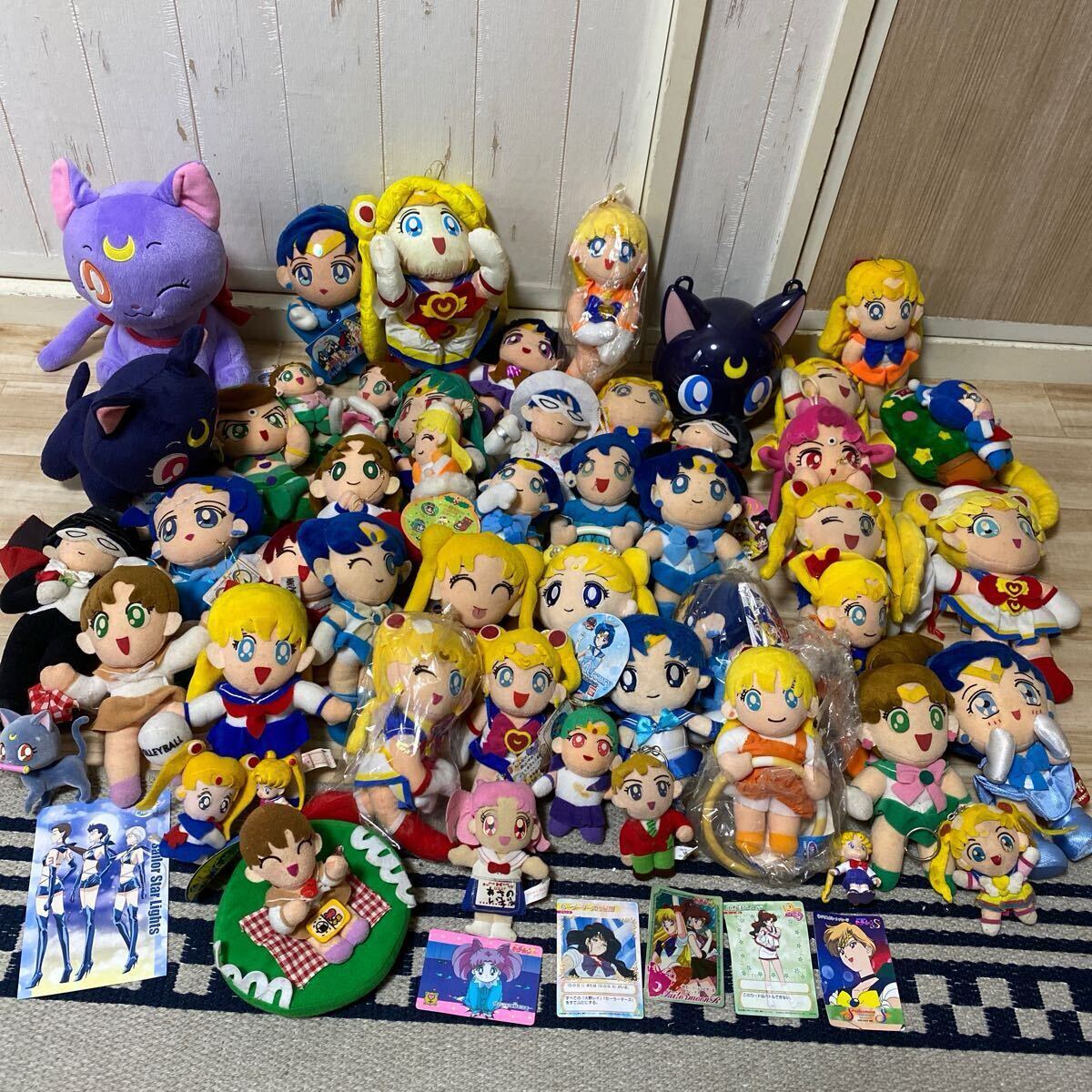 美少女戦士セーラームーン フィギュア ぬいぐるみ 販促用パネル 当時物 昭和レトロ なりきりグッズ その他　ジャンク品まとめ_1