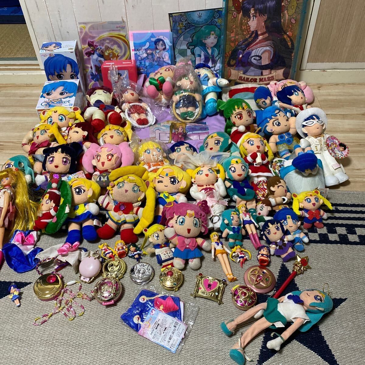 美少女戦士セーラームーン フィギュア ぬいぐるみ 販促用パネル 当時物 昭和レトロ なりきりグッズ その他　ジャンク品まとめ_5