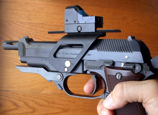 ☆M92F・M93R用 ピストルスコープ マウントベース☆(ガスガン