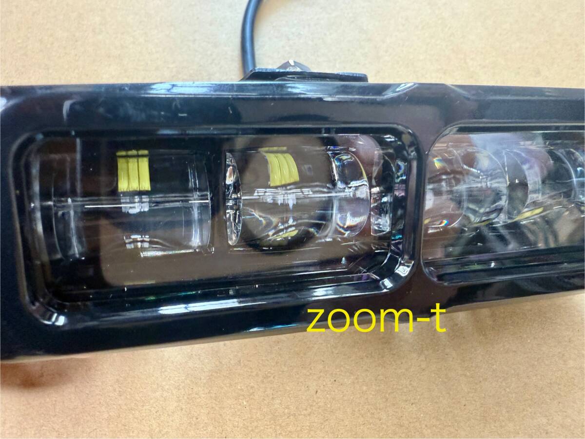 4　ズーマー　ステンレス製ステムステー付　無改造20W　LED　ヘッドライト_4