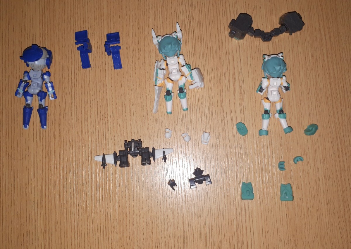 　デスクトップアーミー　シルフィー　クロム　中古品　ジャンク パーツ取り　送料込　ストライカー　ランチャー　バゼット_2