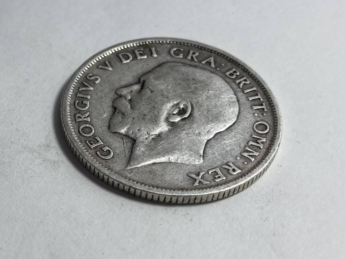 1円スタート! ・1916 イギリス 1シリング銀貨 ジョージ5世