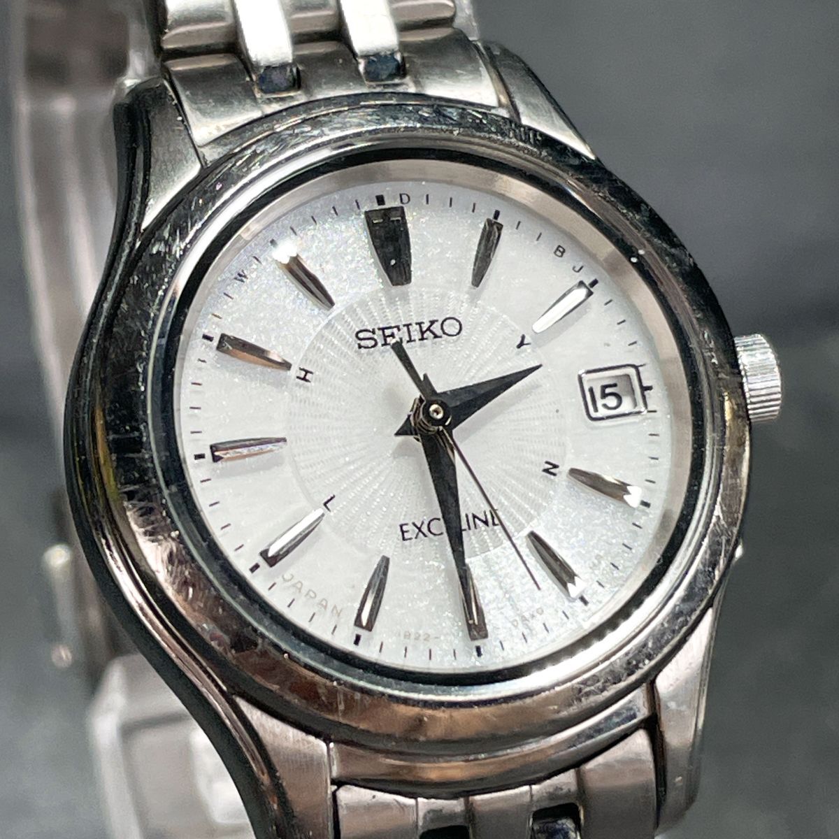 美品 SEIKO セイコー Exceline エクセリーヌ 1B22-0AM0 腕時計 
