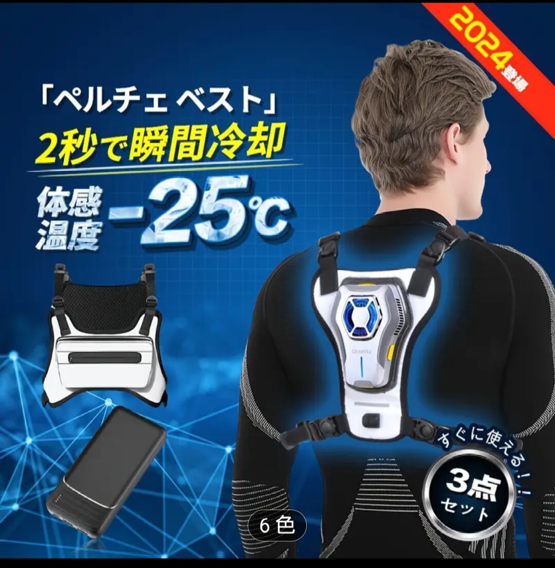 ペルチェベスト ペルチェ素子 空調服 動作確認済み中古品 1円スタート ペルチェ素子 ペルチェベスト 冷感 空調服 水冷服 激安