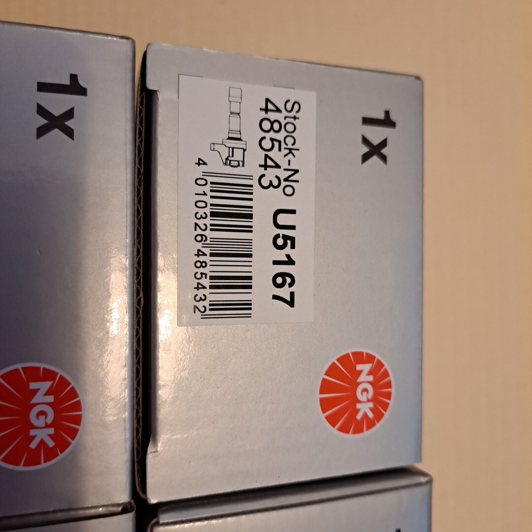 4本セット U5167 日本特殊陶業 NGK イグニッションコイル ストックNo.48543 フィット/フリード/インサイト等 (LEA/L13A/L15A型エンジン等)_3