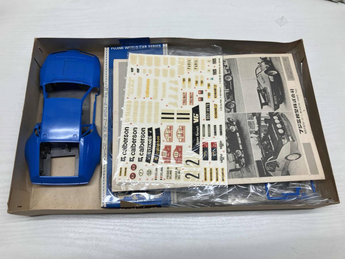 ジャンク フジミ 1/20 アルピーヌ・ルノー A310 V6 レーシング (1978年
