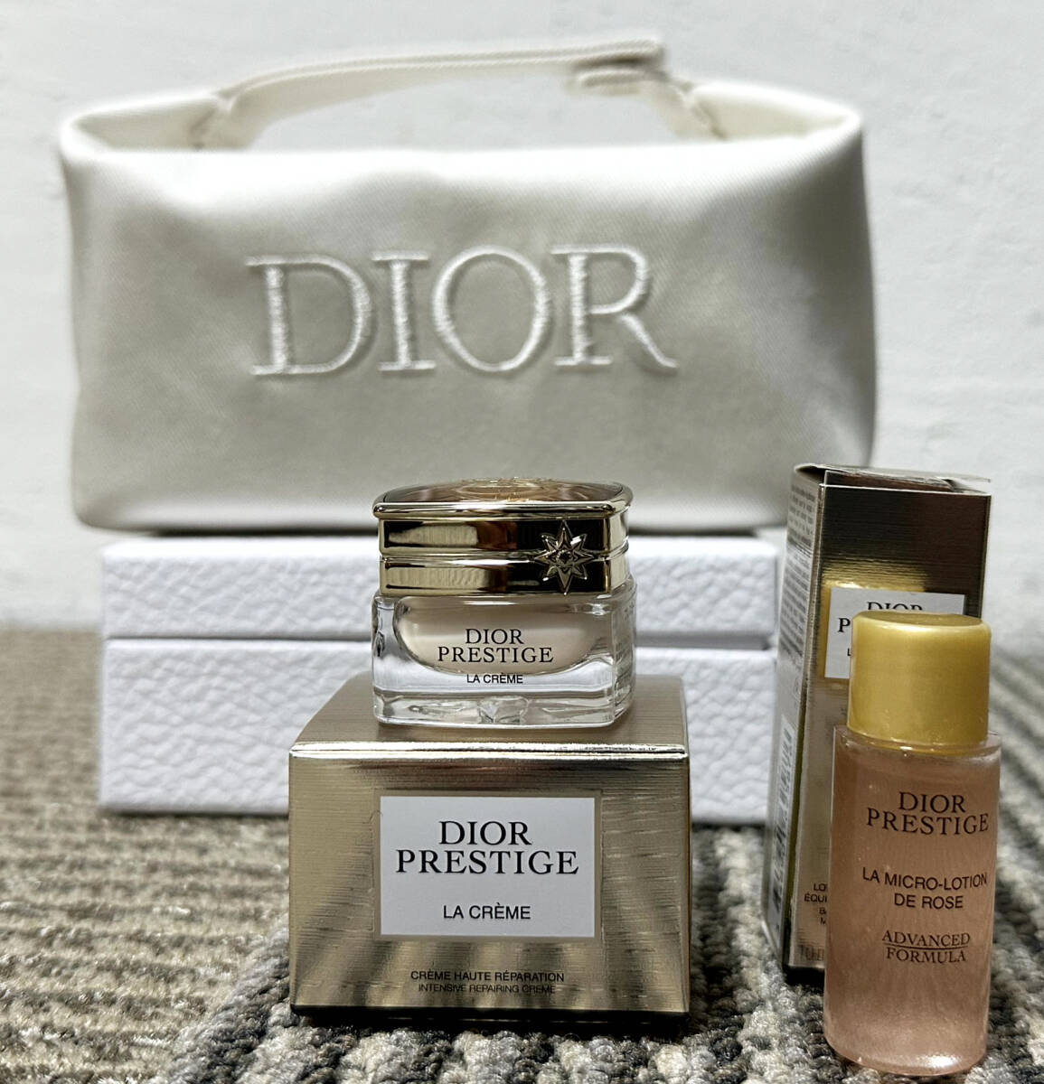 Dior PRESTIGE ディオール プレステージ スキンケアセット ポーチと箱