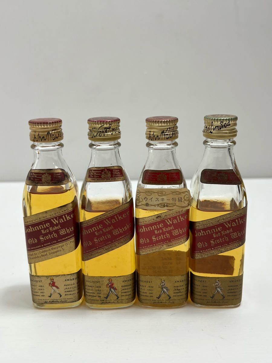 10本セット】Johnnie Walker ミニボトル ブラックラベル 48ml×3本