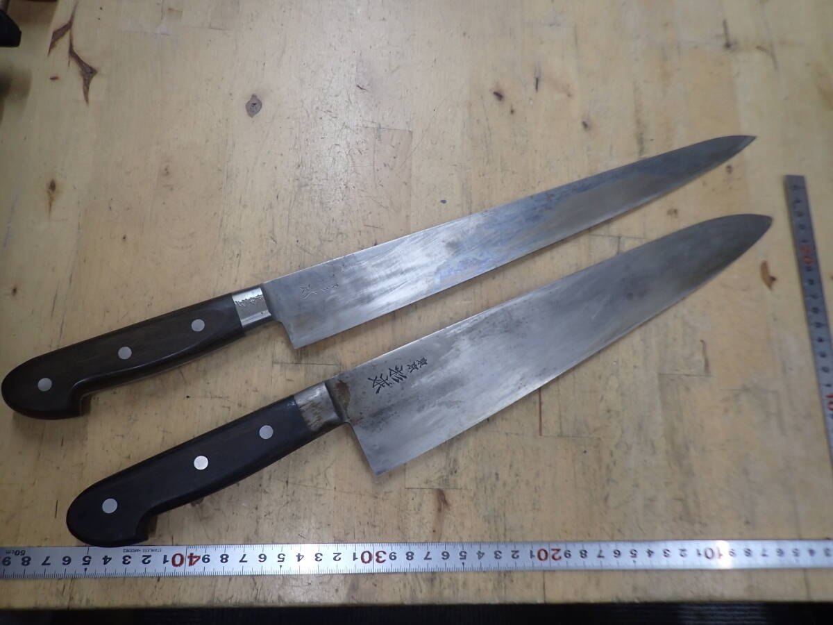 東京 杉本 筋引き包丁 27cm 筋引(ツバ付き製品) – 杉本刃物