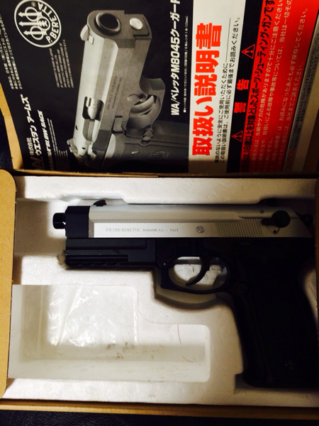 WA/ベレッタm8045クーガーF/WILD.2/ツートンカラー美品1円スタ
