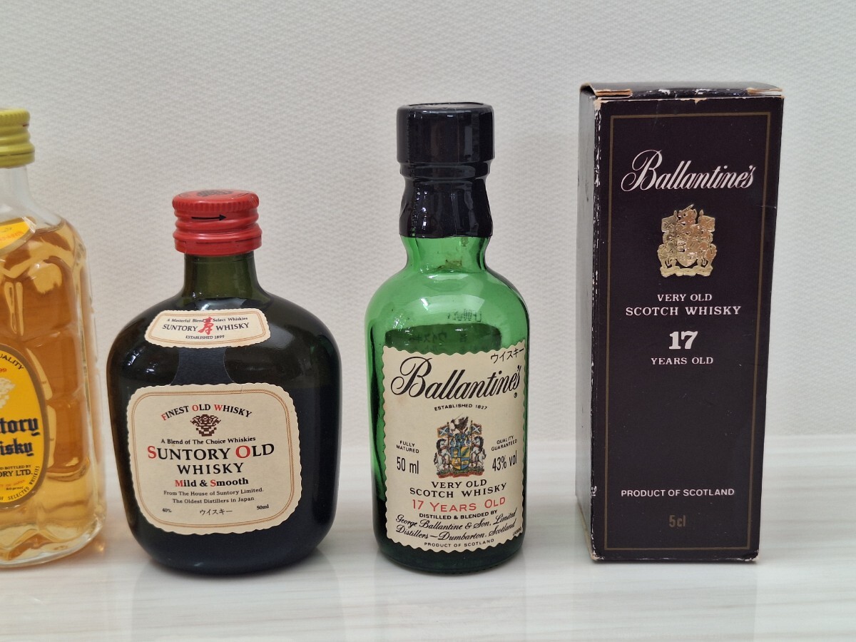 ウイスキー　 ミニチュアボトル　サントリー　バランタイン_3