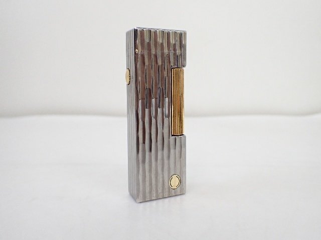 DUNHILL/ダンヒル ローラーガスライター バンブー/竹模様 dロゴ