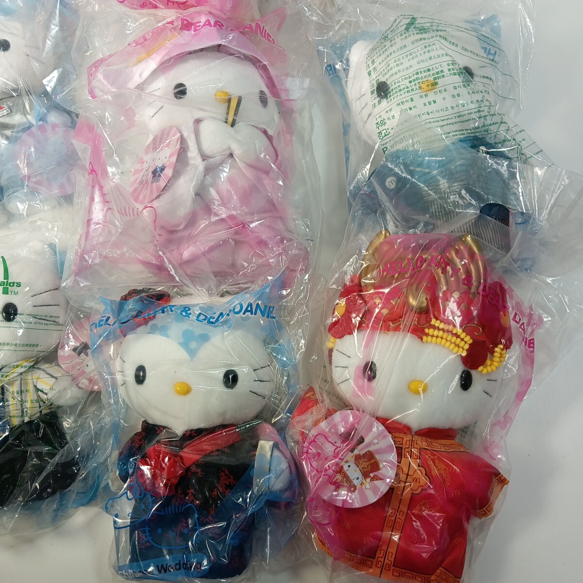 マクドナルド ハローキティ ぬいぐるみ 6ペア12体セット 未開封 非売品