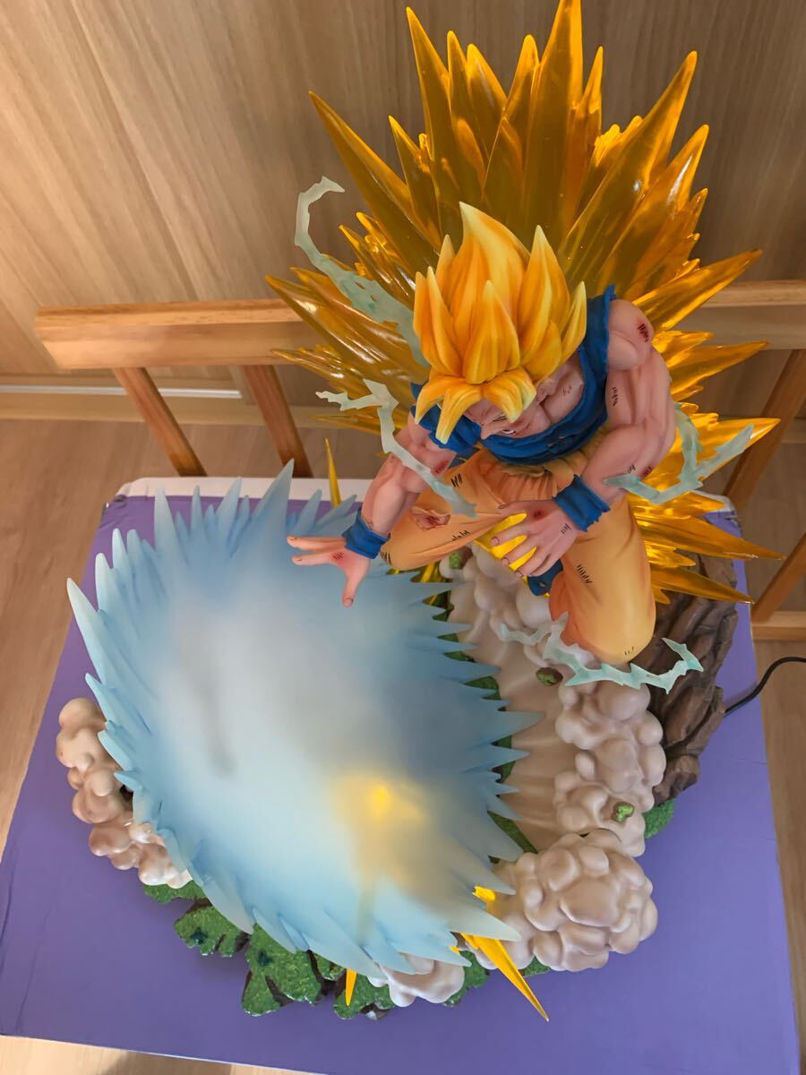 ドラゴンボール ガレージキット 孫悟空 元気玉 フィギュア 魔人ブウ 一