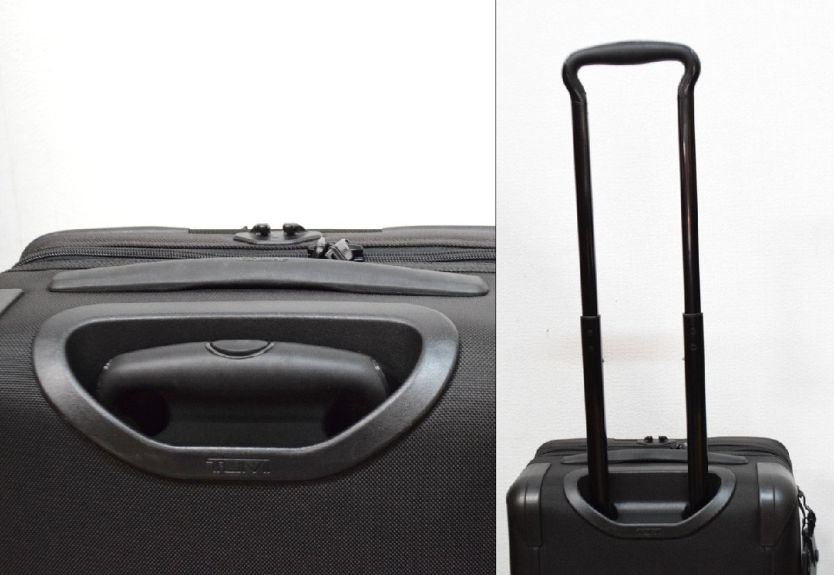 良品 TUMI ALPHA2 キャリーケース 22016D2 容量最大33L サイズW約35.5