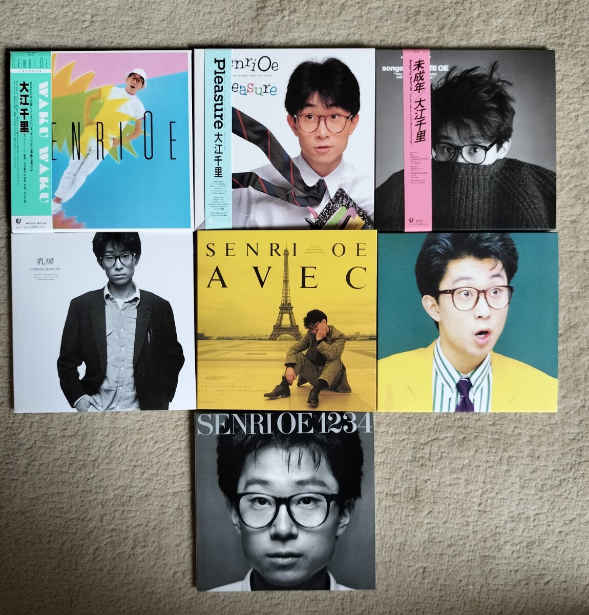 大江千里 SENRI OE Senri Premium ~MY GLORY DAYS 1983-1988 中古 CD 7枚組 BOX_1